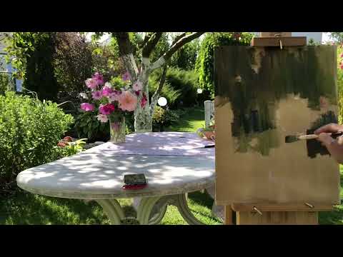 Видео: Як написати етюд літніх квітів олійними фарбами