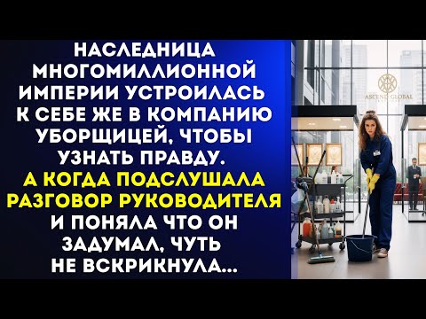 Видео: Наследница многомиллионной империи устроилась к себе же в компанию уборщицей, чтобы...