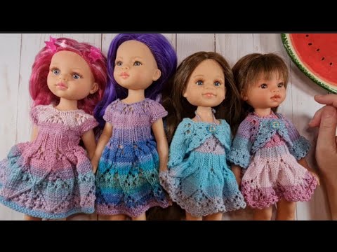 Видео: Вязальный блог* Платье "Океан" и комплект "Флорида"