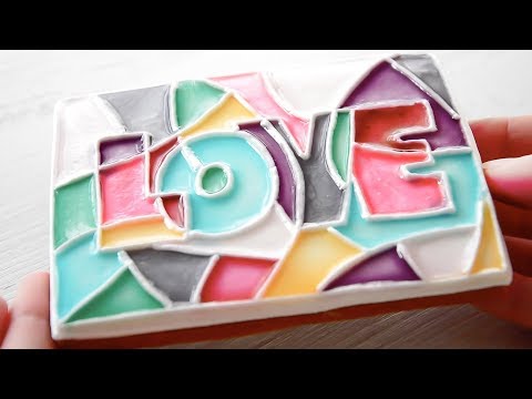 Видео: ВИТРАЖ на прянике ☆ Как сделать пряник в ВИТРАЖНОЙ технике?