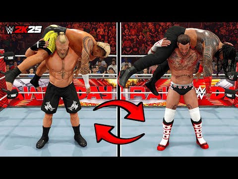 Видео: 20 финишных приемов, которые использовали несколько рестлеров в WWE 2K25!!!