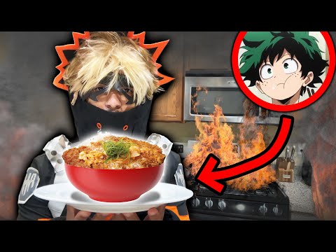 Видео: Бакуго готовит любимое блюдо Деку [MHA Cooking in Cosplay]