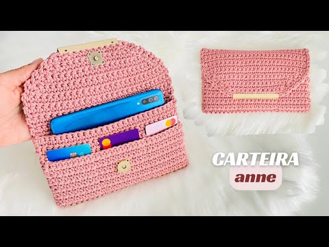 Видео: Кошелек крючком | Новый легкий дизайн
