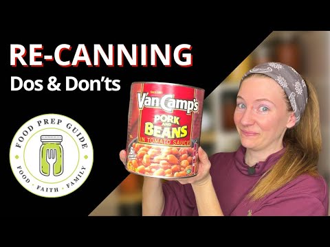 Видео: Повторное консервирование банок №10: 4 вещи, которые нужно знать