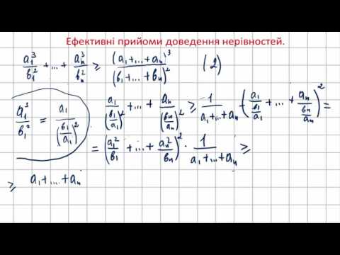 Видео: Ефективні прийоми доведення нерівностей