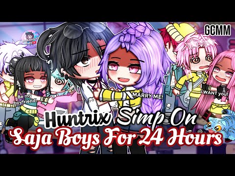 Видео: HUNTRIX Simp On SAJA Boys For 24 Hours | KPOP Demon Hunters | GLMM / GCMM | Мини-фильм Gacha Club