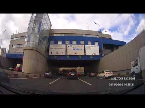 Видео: Driving in Moscow agglomeration: Текстильщики - Красногорск 06/06/2018 (timelapse 4x-8x)
