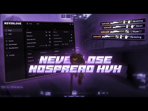 Видео: NEVERLOSE NOSPREAD HVH | CS 2 | RAGE | CFG | CHEATS | ЧИТЫ