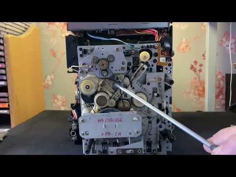 Видео: HITACHI TRK-9150W, TRK-914OE, TRK-9200W - разборка.