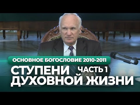 Видео: Начало и ступени духовной жизни. Ч.1 (МДА, 2010.10.04) — Осипов А.И.