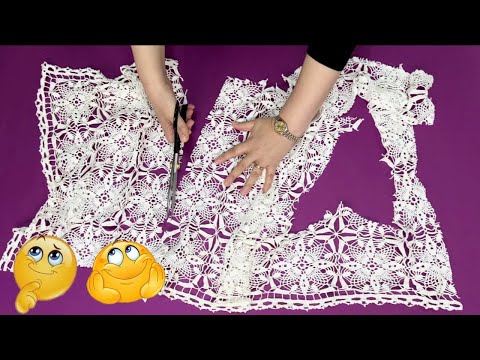 Видео: [DIY] Не выбрасывайте испачканные скатерти 3 | Пожалуйста, вырежьте это. Превратиться в роскошь.