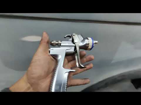 Видео: Краскопульт sata 1000 rp 2.0 на густом грунте. Антигравий через дюзу 2.0