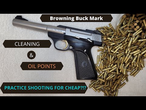 Видео: Разборка Browning Buck Mark, чистка, смазка и ДЕШЕВАЯ СТРЕЛЬБА!