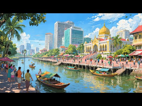 Видео: Кучинг, Саравак🇲🇾 Самый расслабляющий город в Малайзии? (4K HDR)