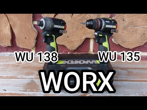 Видео: WORX WU 135 & WU 138. шуруповерт 👍+ супер импакт👍