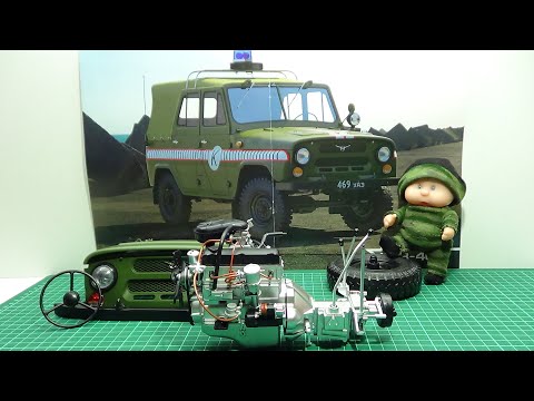 Видео: УаЗ 469 №12 сборка Масштаб 1:8 deagostini