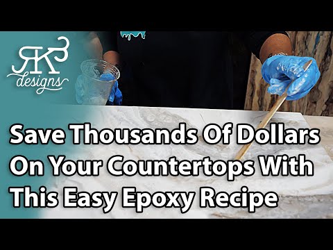 Видео: Белый мрамор экзотического оттенка с нотками тёплых тонов | RK3 Designs