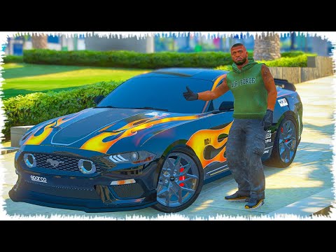 Видео: Джонни жаңа МУСТАНГ сатып алып, жарысқа қатысты (GTA V) жони джони