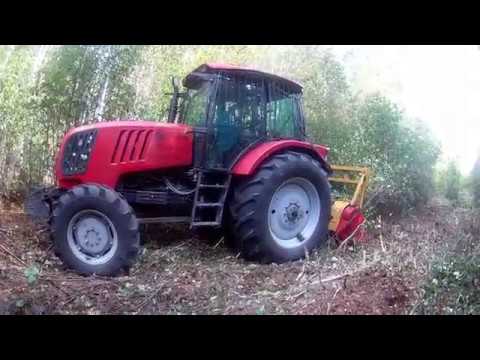 Видео: МТЗ 2022В.3 Мульчер