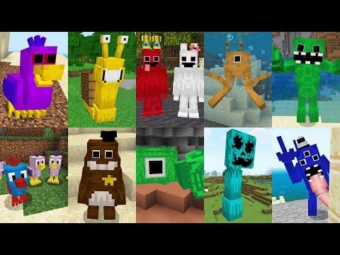 Видео: МОД НА ВСЕХ МОНСТРОВ GARTEN OF BANBAN 2 В МАЙНКРАФТ ДЕТСКИЙ САД БАНБАН 2 MOD MINECRAFT ADDON BEDROCK
