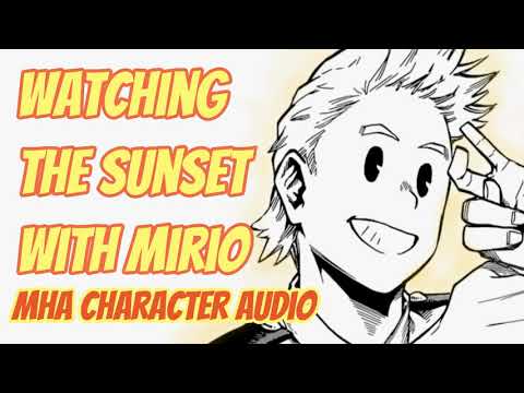 Видео: Наблюдая за закатом с Мирио — MHA Character Comfort Audio