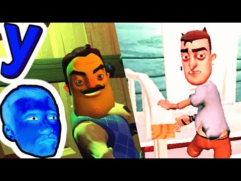 Видео: ПРоХоДиМеЦ Выбрался со ДВОРА СОСЕДА! #551 игра Привет Сосед