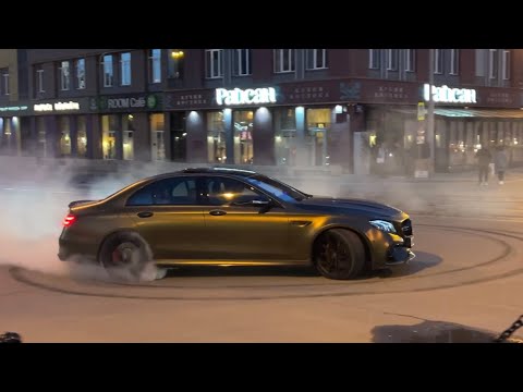 Видео: ЗОЛОТАЯ МОЛОДЕЖЬ БЕСПРЕДЕЛ НА E63 AMG В ГОРОДЕ!