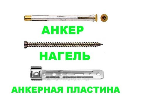 Видео: Ч.12  Крепление анкером, нагелем, анкерной пластиной. Теория от Алексеича.