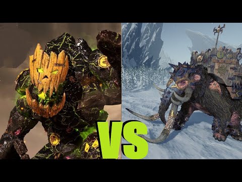Видео: Бродячий идол vs Боевой мамонт: Total War Warhammer 3. Immortal Empires. тесты юнитов v 2.4.0