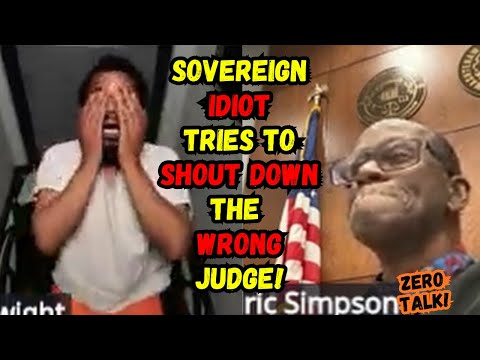 Видео: НОВЫЙ Суверенный ИДИОТ пытается перекричать не того судью, И это заканчивается ужасно неправильно!