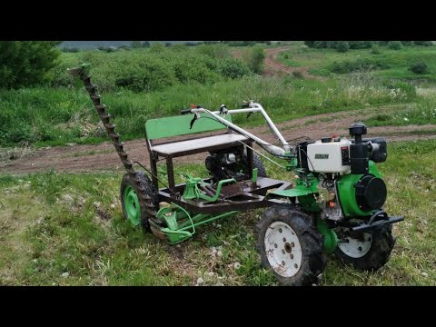 Видео: самодельная сегментовая косилка с мотором