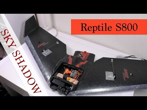 Видео: FPV крыло Reptile S800 SKY SHADOW 820mm