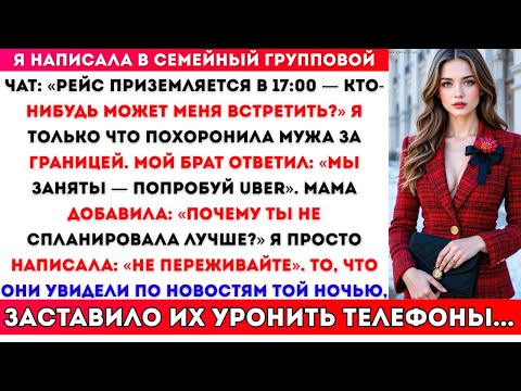 Видео: Я написал в семейном чате: «Рейс приземляется в 17:00 — кто-нибудь может меня встретить?» Мой брат