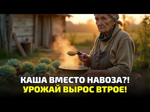 Видео: Вот почему земля оживает от каши, а не от химии — проверено Бабой Ганей!
