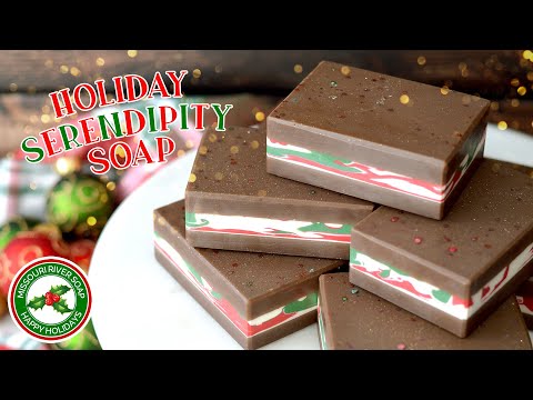 Видео: Праздничная серия | Праздничное мыло «Serendipity» | Мыло «MO River»