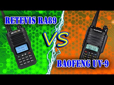 Видео: Retevis RA89 и Baofeng UV-9. Сравнение работы радиостанций