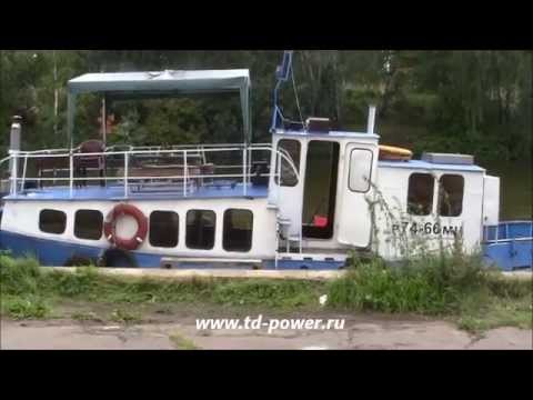 Видео: Замена судового двигателя 4Ч на TDME-490 на мотоботе