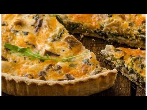 Видео: Киш с курицей и с грибами