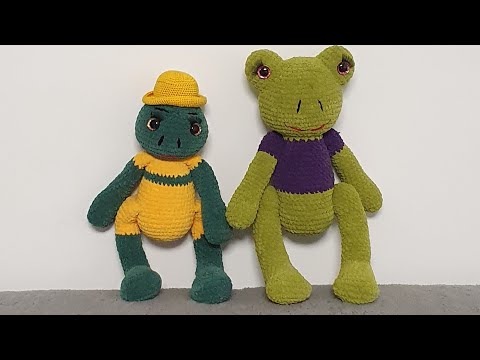 Видео: Лягушка 🐸 связаная крючком. 