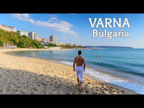 Видео: 🇧🇬  Прогулка по ВАРНЕ в 4К, Болгария | Приморский парк и Порт Варны