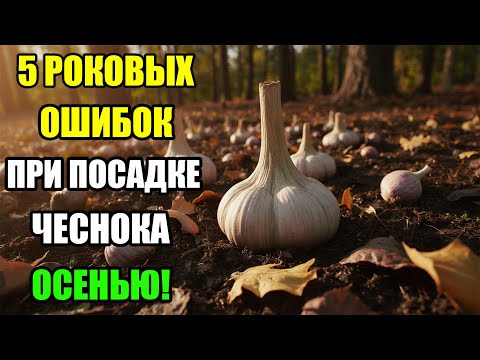 Видео: ПОСАДКА ЧЕСНОКА ОСЕНЬЮ — ЧТО ВЫ ДЕЛАЕТЕ НЕ ТАК? НЕ САЖАЙТЕ ЧЕСНОК, ПОКА НЕ УЗНАЕТЕ ЭТО!