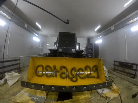 Видео: Каракат переломка с ножом-отвалом для уборки снега.