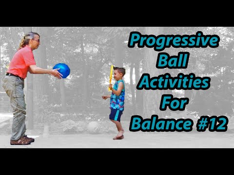 Видео: № 12. Прогрессивные проблемы с балансом: физические упражнения для детей для баланса