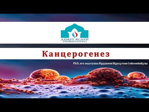 Видео: Канцерогенез Лекция 1-Бөлім / Лекция Канцерогенез часть-1 / Lecture Carcinogenesis part 1