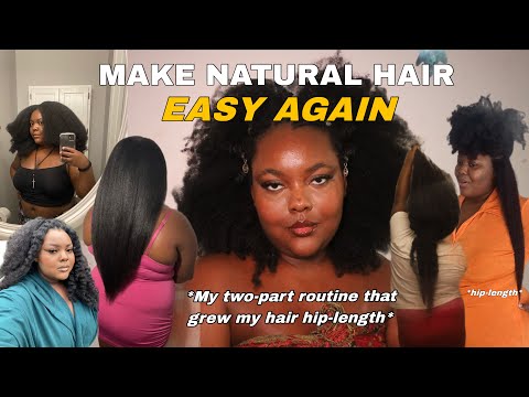 Видео: ЕСТЕСТВЕННЫЙ РОСТ ВОЛОС — ЭТО ЛЕГКО | МОЙ ПРОЦЕДУРА ИЗ ДВУХ ЧАСТЕЙ, КОТОРАЯ ПОМОГЛА ОТРАСТИТЬ ВОЛ...