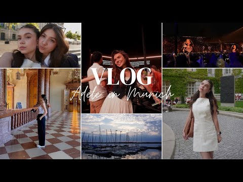 Видео: TRAVEL VLOG: концерт Адель в Мюнхене 🎞️/ путешествую по Германии с подругой ✨/Adele in Munich🤎