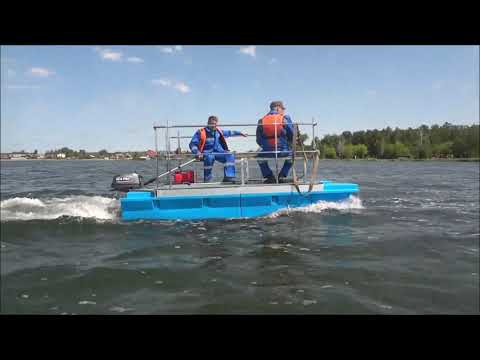 Видео: Поплавки для самоходных понтонов - новый А200Н