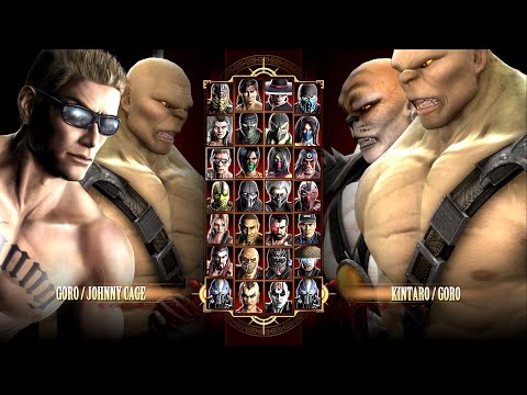 Видео: Игра за Goro & Johnny Cage в Mortal Kombat Komplete Edition на PC в 2K