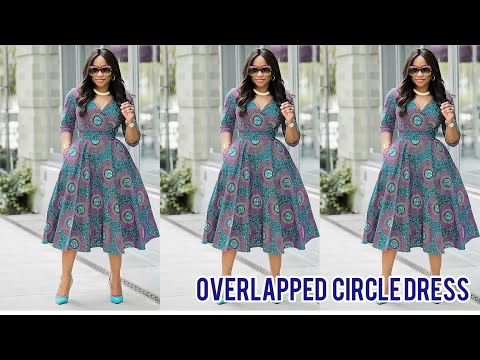 Видео: КАК СДЕЛАТЬ ПЛАТЬЕ-КРУГ С НАЛОЖЕННЫМИ ДЕТАЛЯМИ || ПЛАТЬЕ-КРУГ
