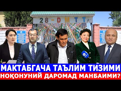 Видео: МАКТАБГАЧА ТАЪЛИМ ТИЗИМИ НОҚОНУНИЙ ДАРОМАД МАНБАЙИМИ?